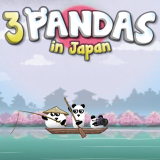3 pandas in japan
