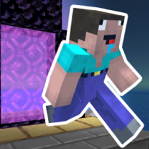 noob steve parkour